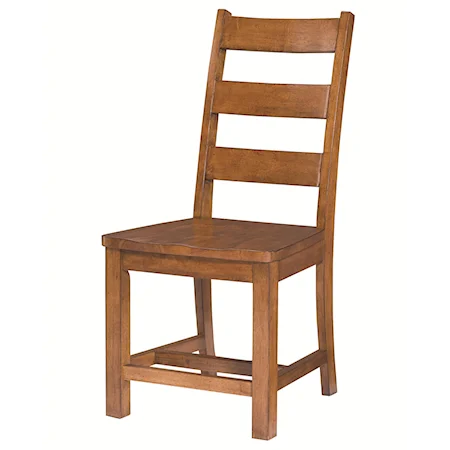 Office Side Chair with Ladder Back